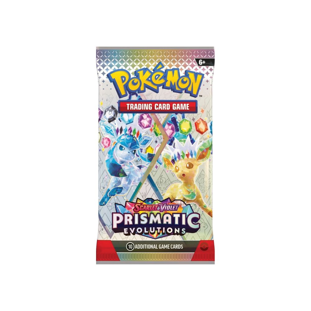 Pokemon Prismatic Evolutions Booster Pack (Bundle of 6)
