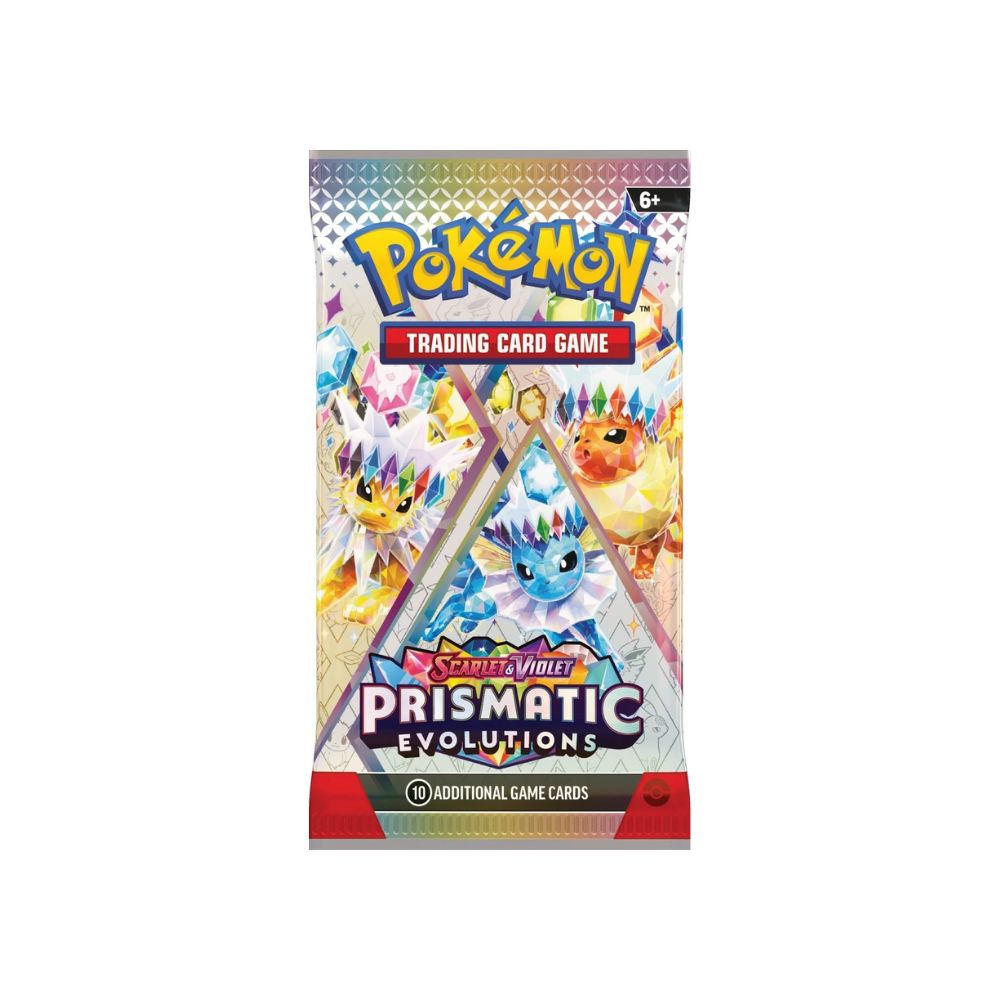 Pokemon Prismatic Evolutions Booster Pack (Bundle of 6)