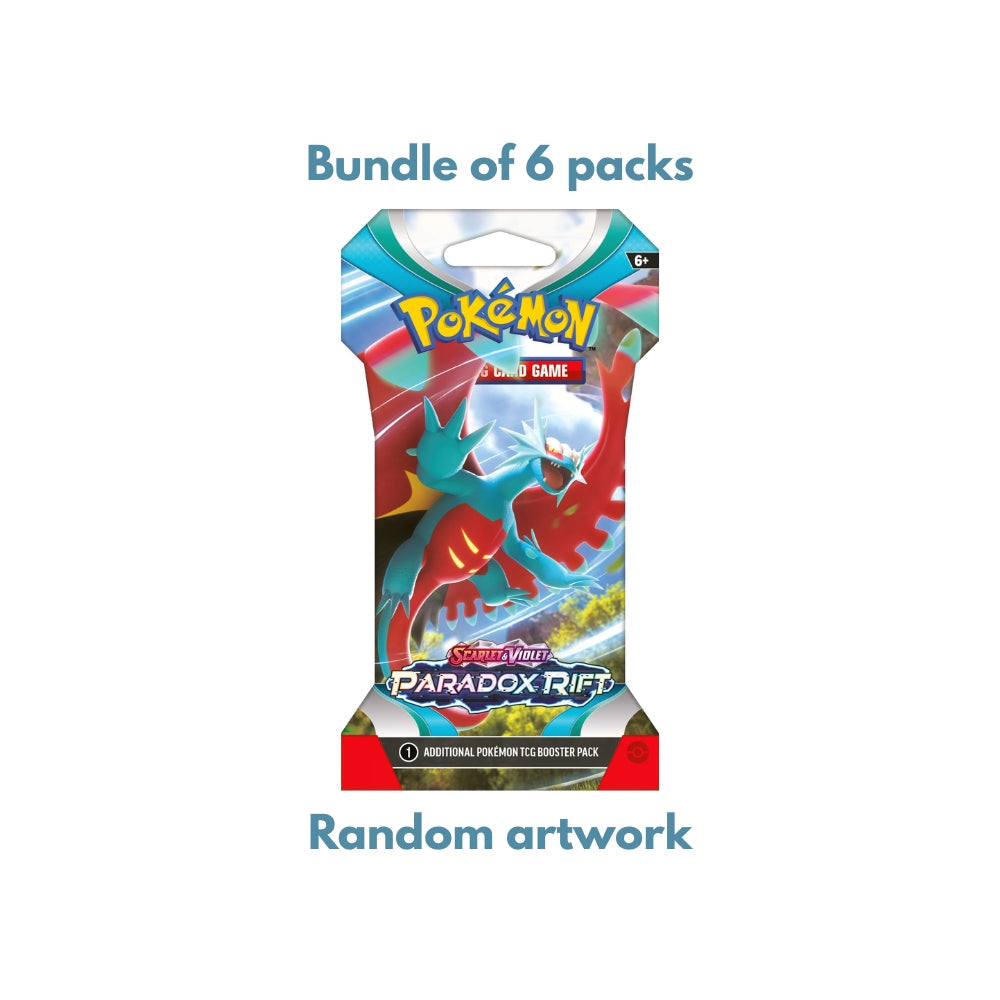 Pokemon Paradox Rift Sleeved Booster Pack (Bundle of 6)