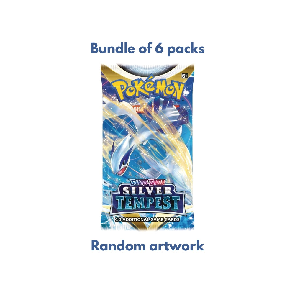 Pokemon Silver Tempest Booster Pack (Bundle of 6)