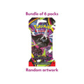 Pokemon Pitch Black Sleeved Booster Pack (Bundle of 6)