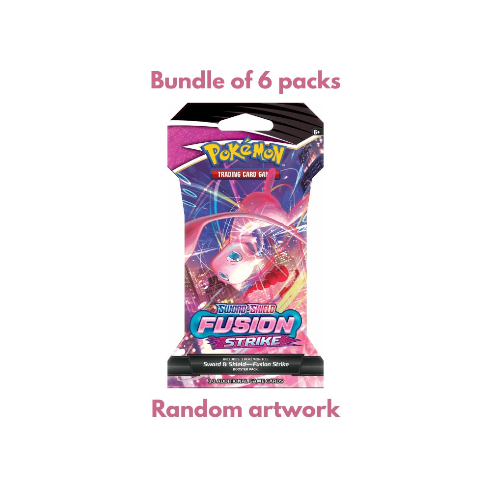 Pokemon Fusion Strike Sleeved Booster Pack (Bundle of 6)