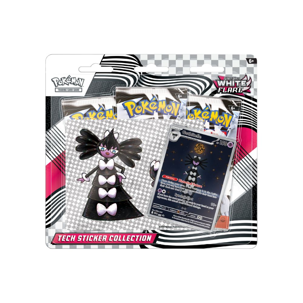 Pokemon White Flare Tech Sticker Collection