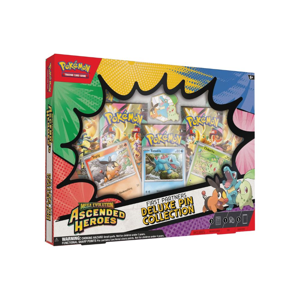 Pokemon Ascended Heroes First Partners Deluxe Pin Collection