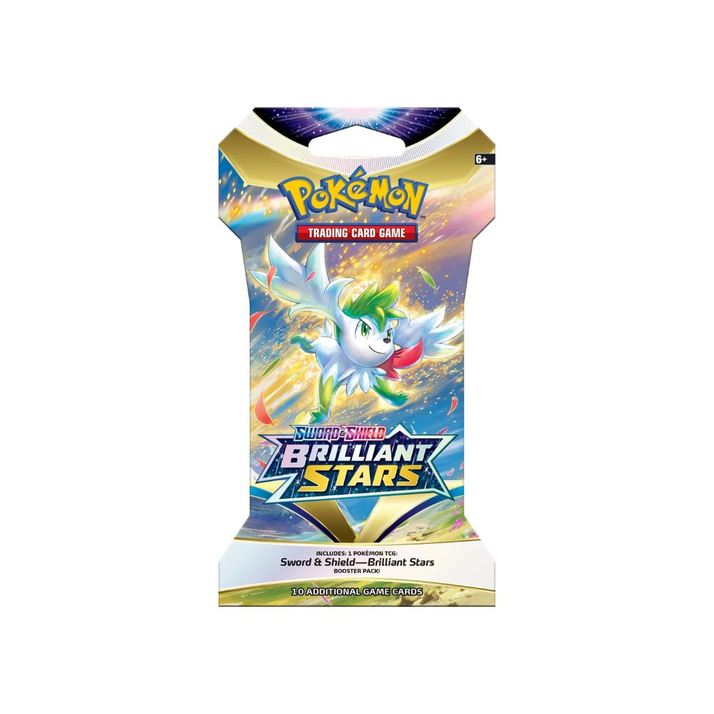 Pokemon Brilliant Stars Sleeved Booster Pack (Bundle of 6)