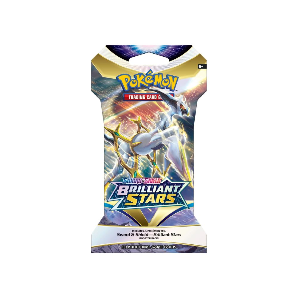 Pokemon Brilliant Stars Sleeved Booster Pack (Bundle of 6)
