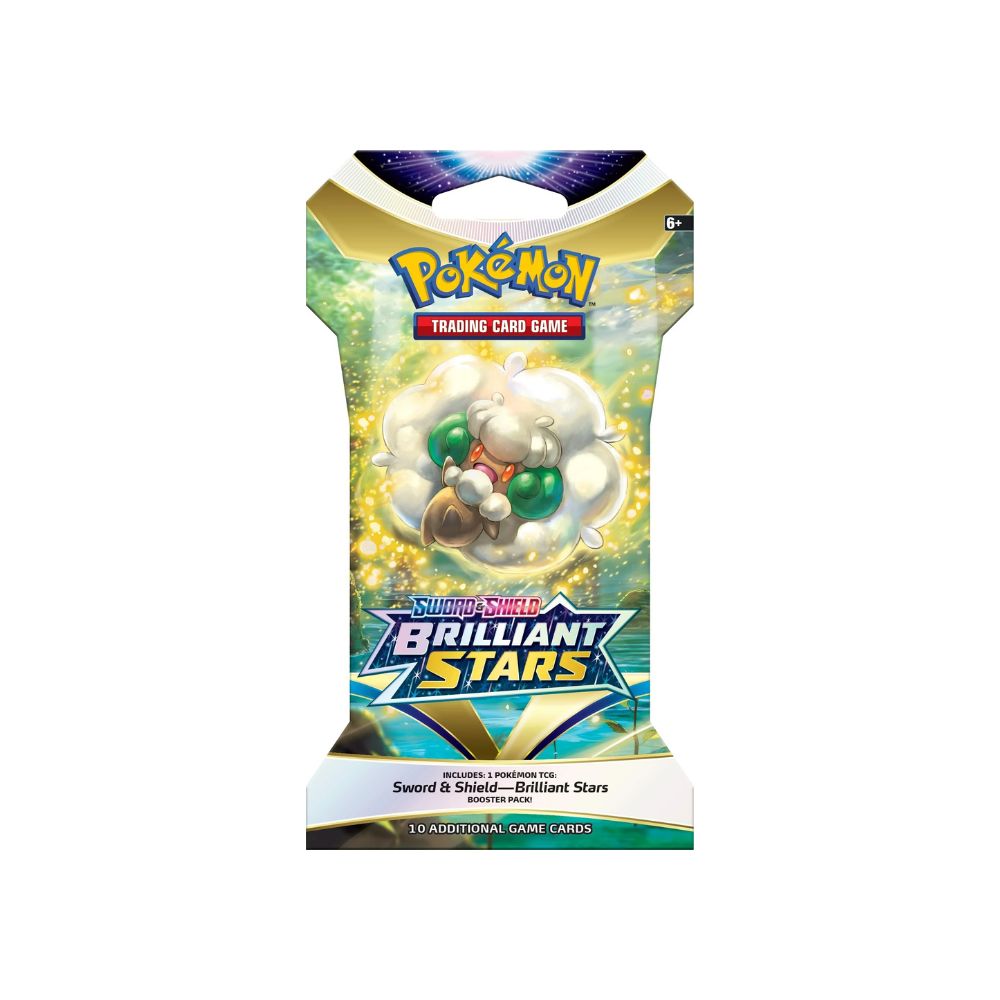 Pokemon Brilliant Stars Sleeved Booster Pack (Bundle of 6)
